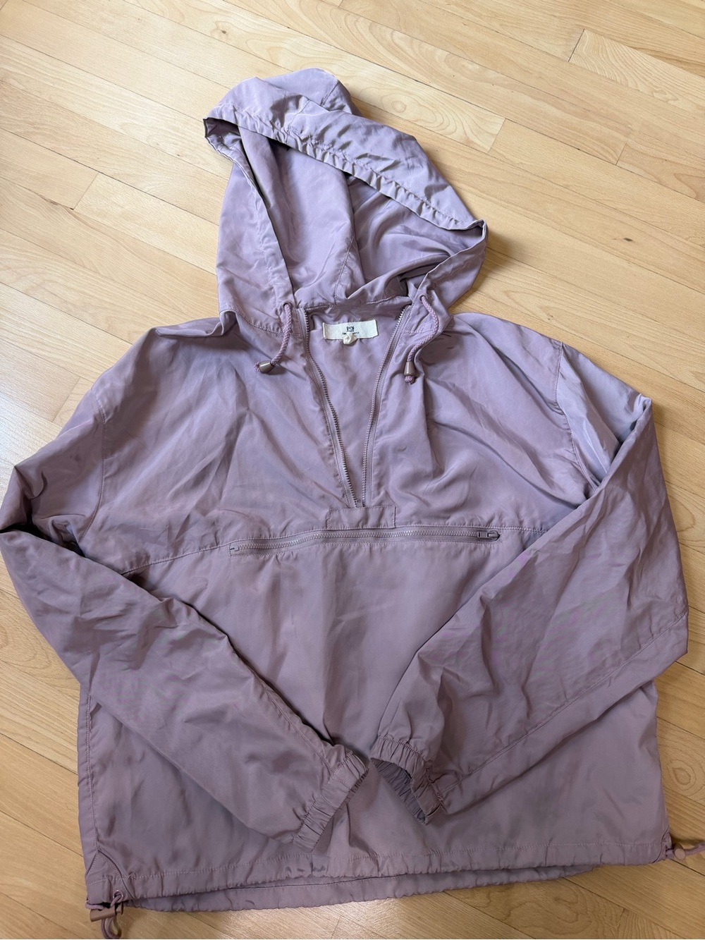 Thread & Supply Hooded Pullover in Dusty Mauve